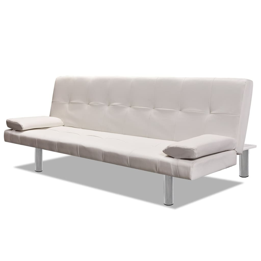 Sofa KremowySztuczna skóra vidaXL