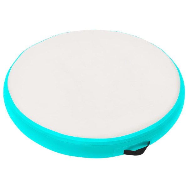 VidaXL Mata gimnastyczna Zielony 100 x 100 x 10 cm PVC