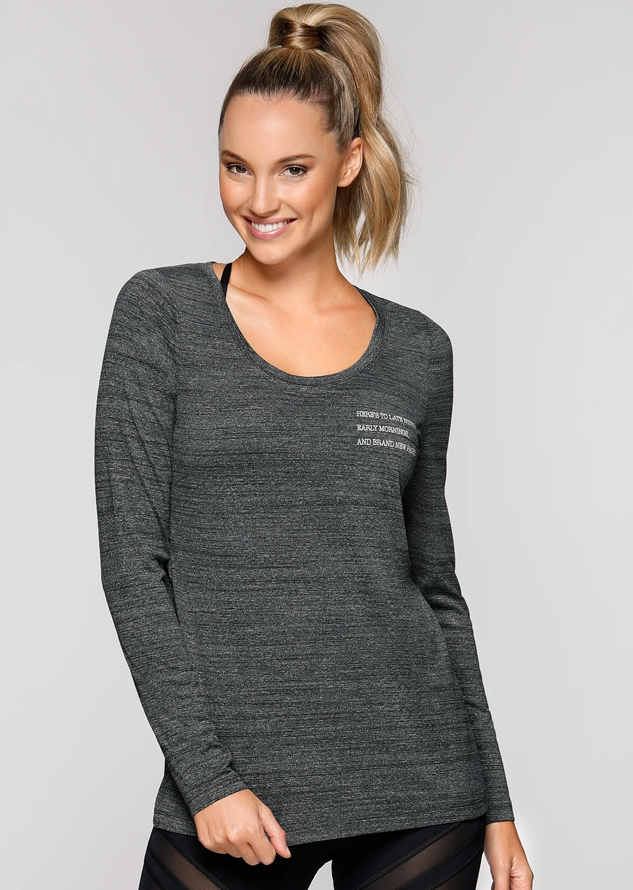 All Rounder L/Slv Active Top