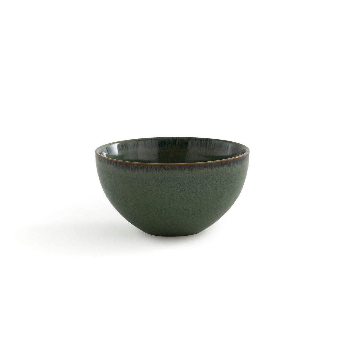 Lot de 4 bols grès émaillé réactif 13,5cm, Nael