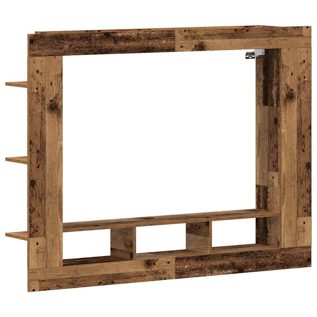 Zestaw Szafek RTV Szafka pod Telewizor Meblościanka Brąz 152 x 22 x 113 cm