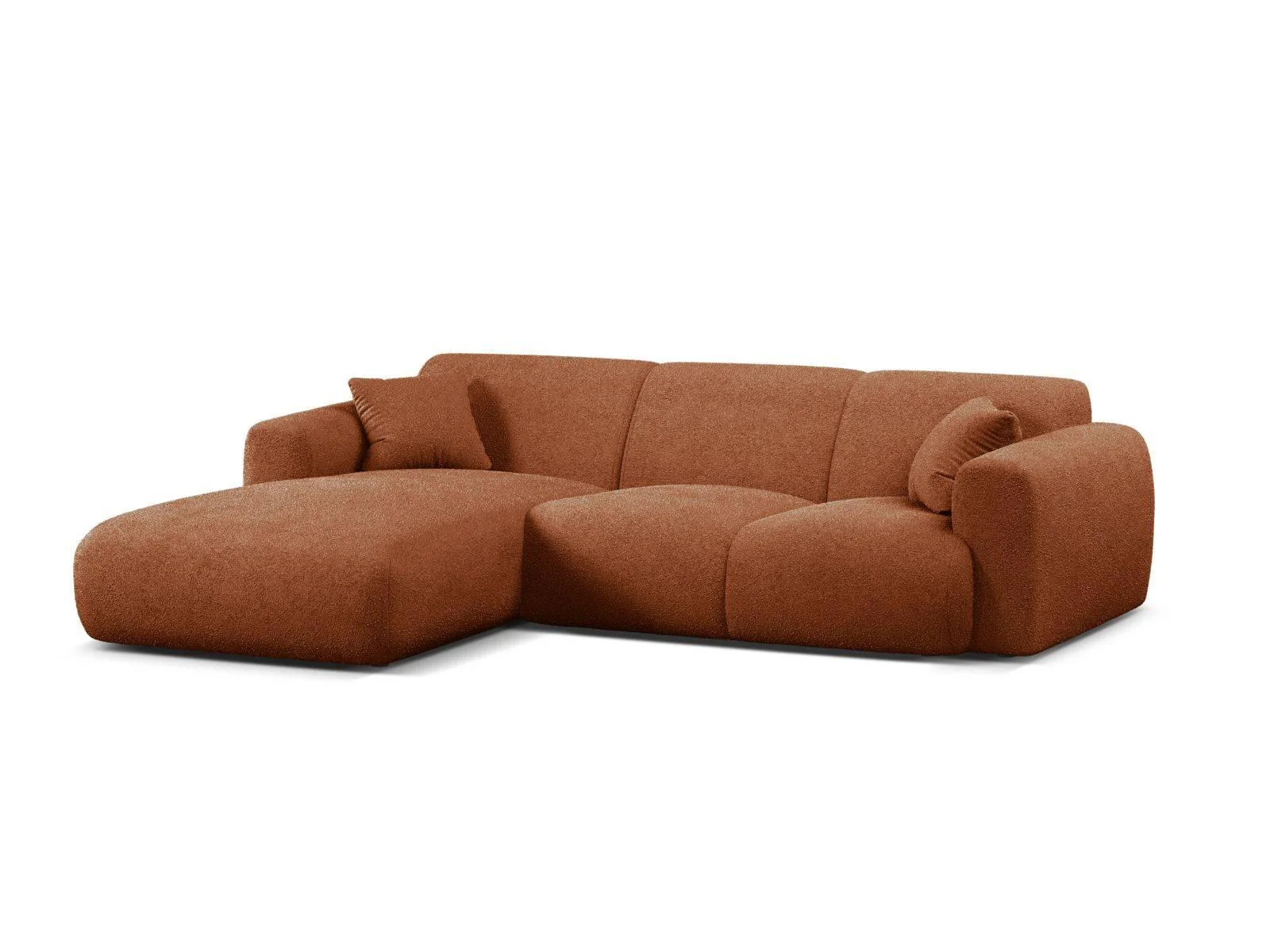 Hoekbank Molino links bouclé