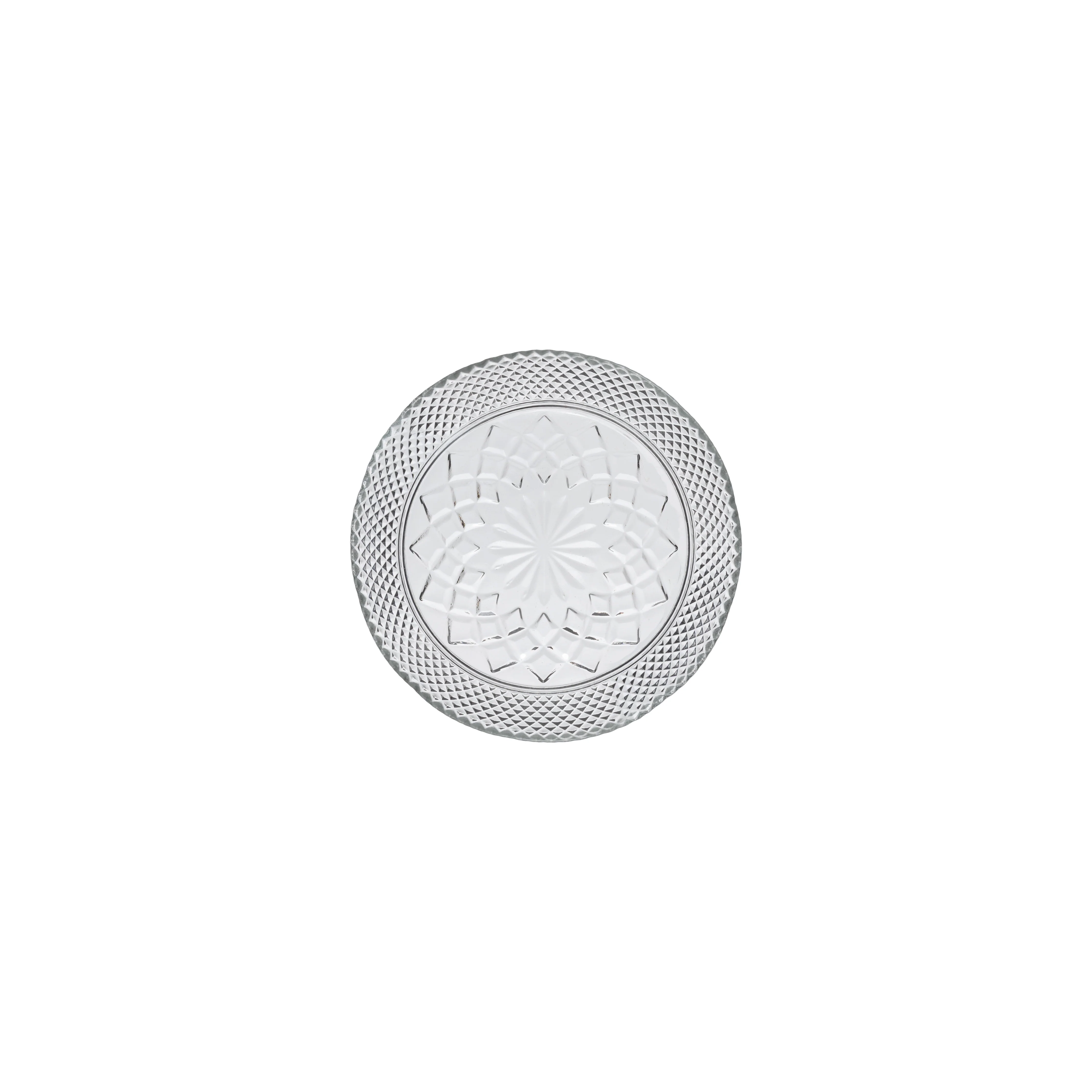 Glass Appetizer Plate Cristal