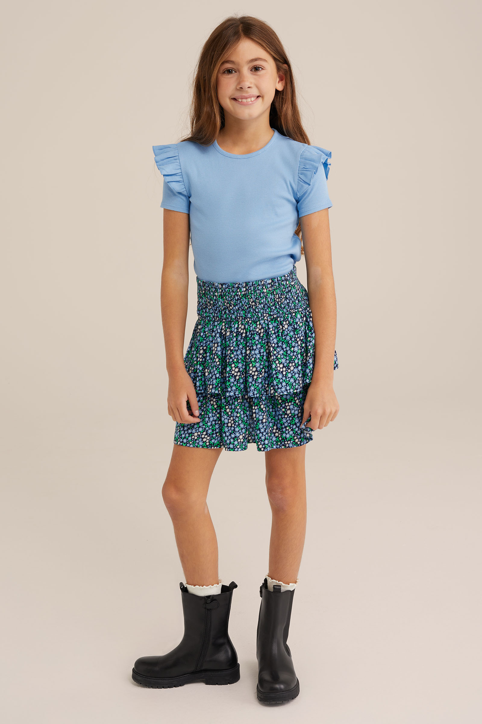 Meisjes rok met print