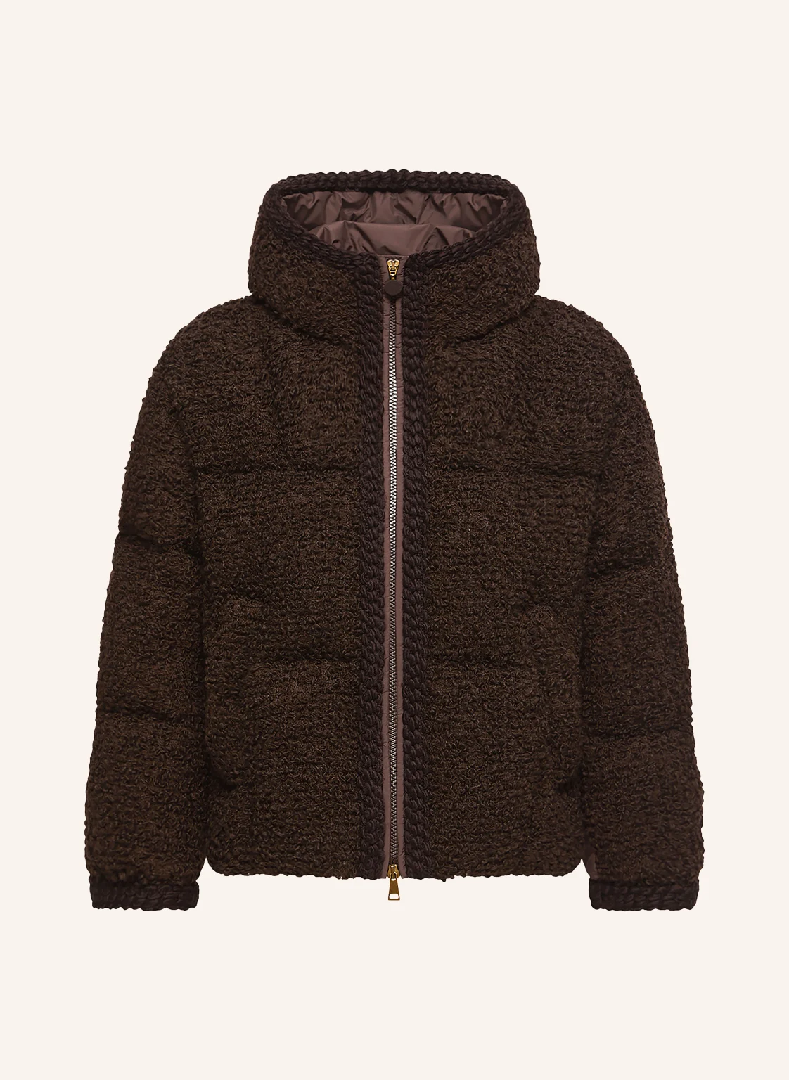 MONCLER Daunenjacke CRISTALLIN im Materialmix
