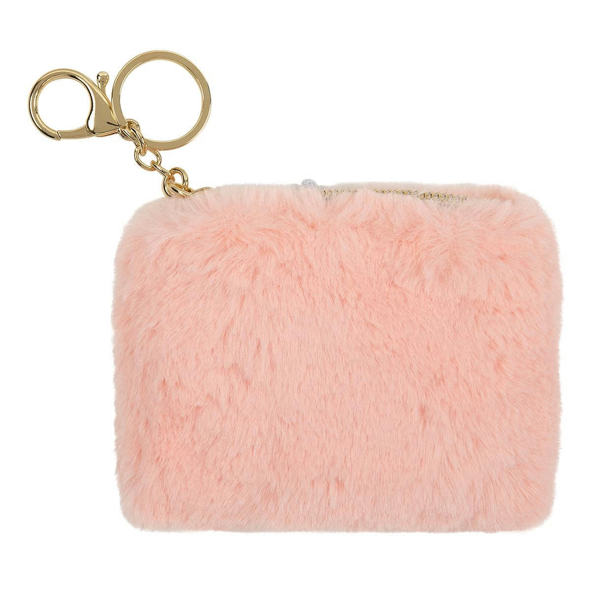 - Porte-monnaie Peluche Licorne Rose