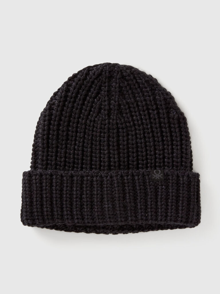 Wool blend hat