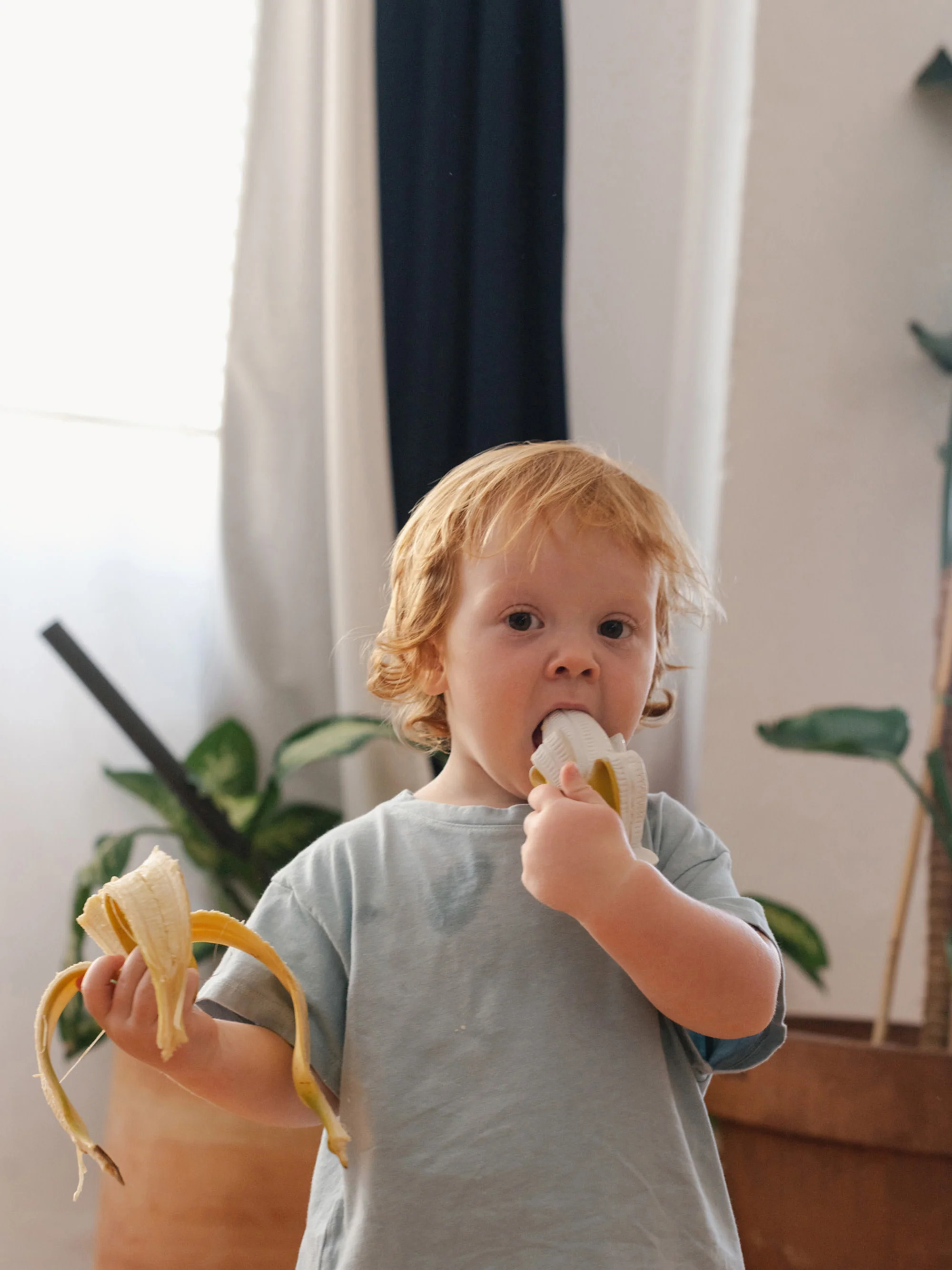 Handgefertigter Baby-Beißring Fruits & Veggies