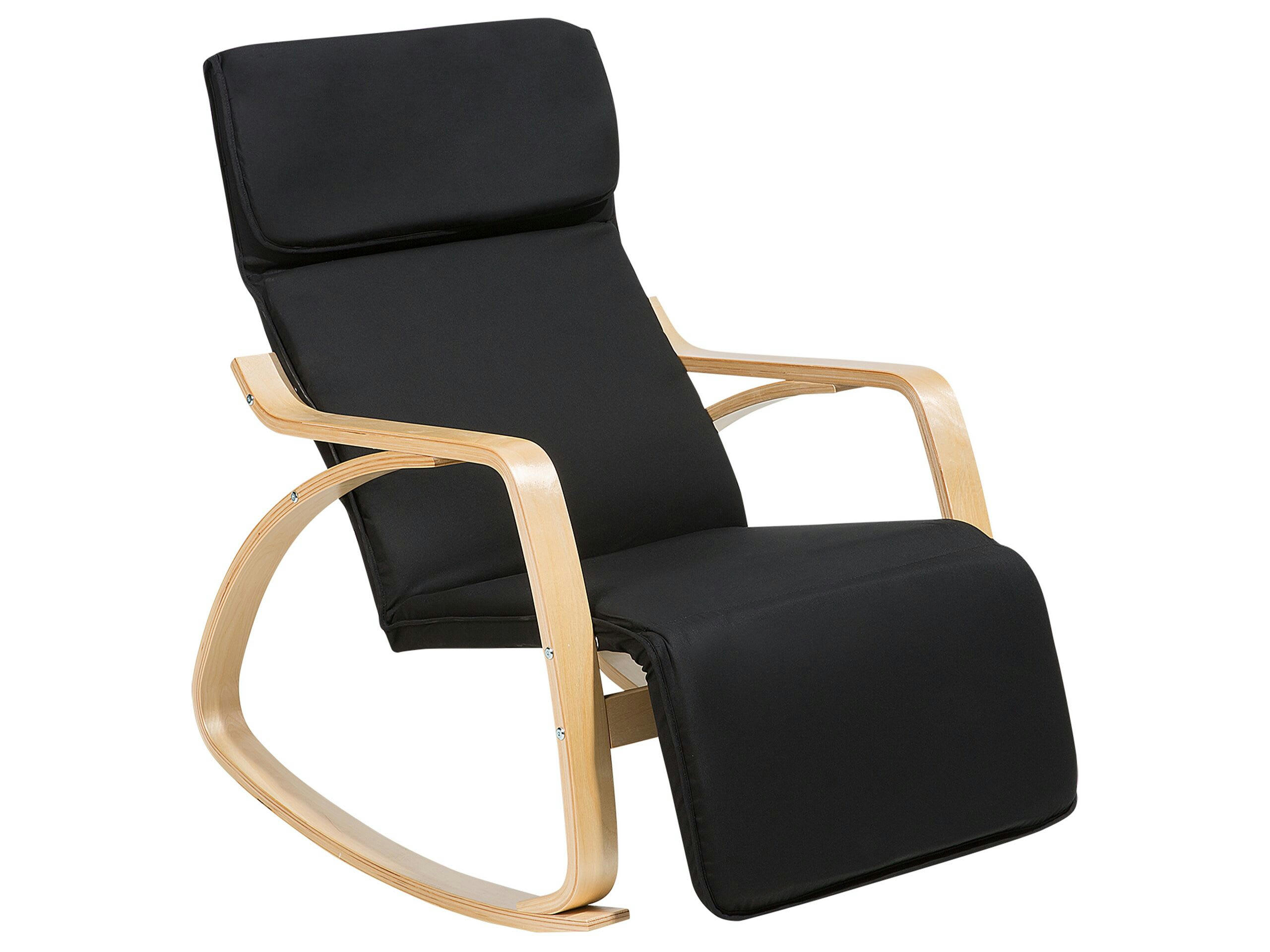WESTON - Fauteuil à bascule noir