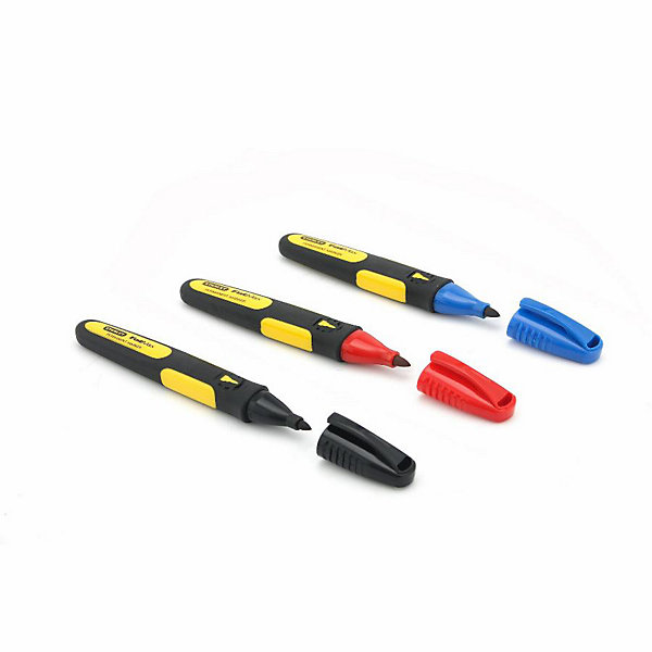 Marqueurs pointe fine FATMAX pack 3 couleurs (noir, rouge, bleu) 0-47-322