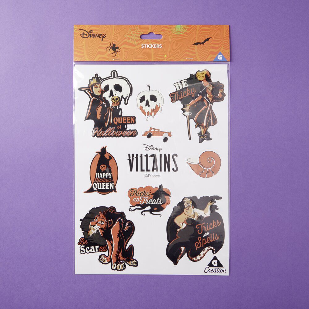 Stickers Disney Hallloween Villains