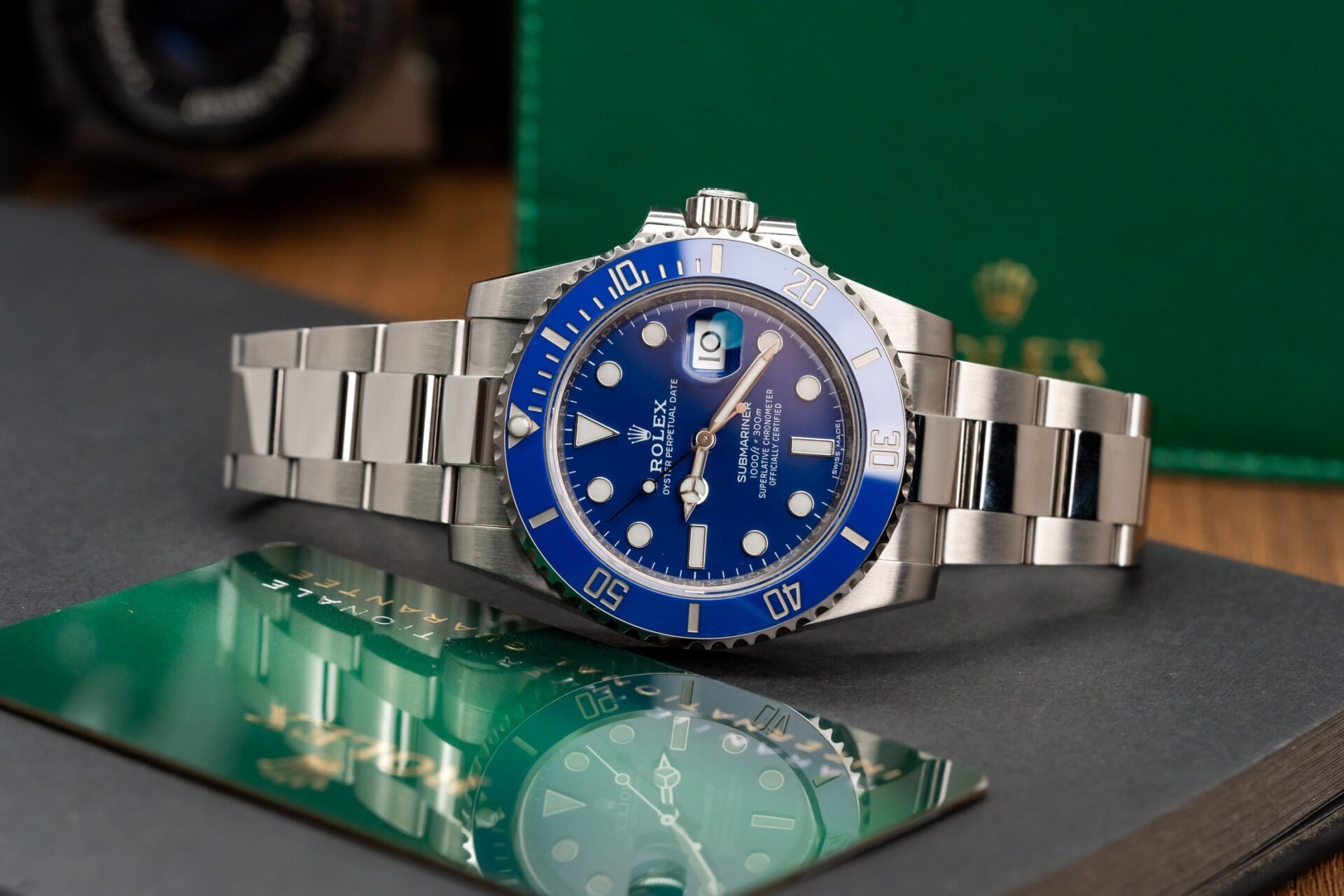 Rolex Submariner 116619LB Smurf 904L Steel Blue Dial 40mm Oyster Super Clone