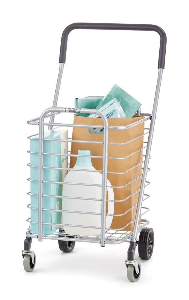 type A Aluminum Shopping Cart, 17 x 5.5 x 40.25-in, 30-lb