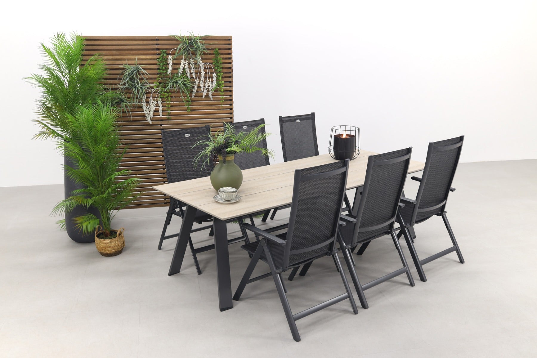 Hartman Napoli verstelbaar Nevada 240x100 cm. tuinset