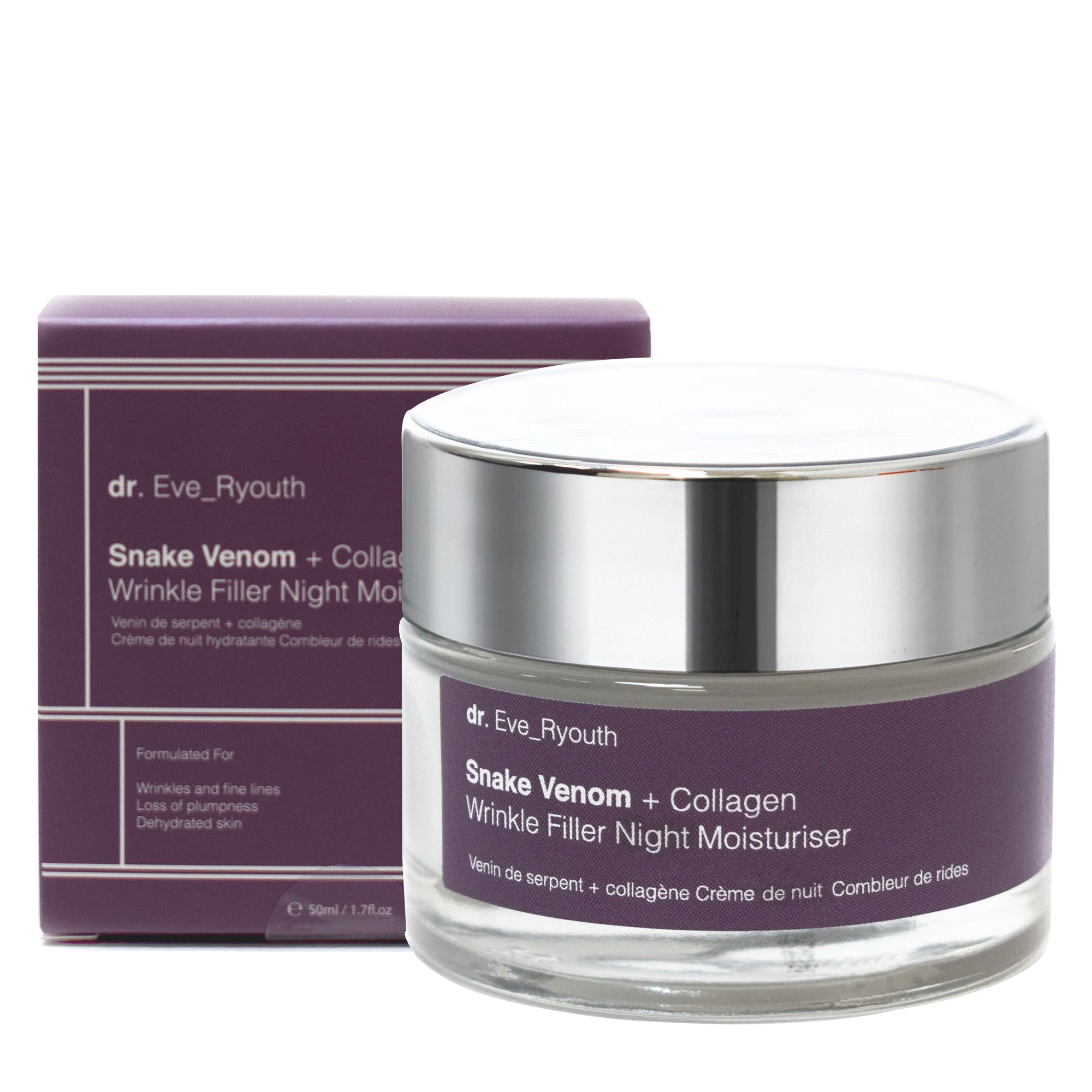dr. Eve Ryouth 24K Gold Hydration Eye Pads & Snake Venom Night Care Set