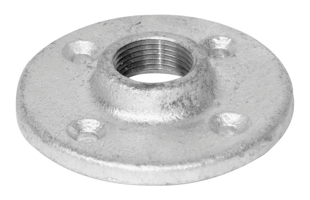 Aqua-Dynamic Galvanized Iron Fitting Floor Flange, 3/4-in