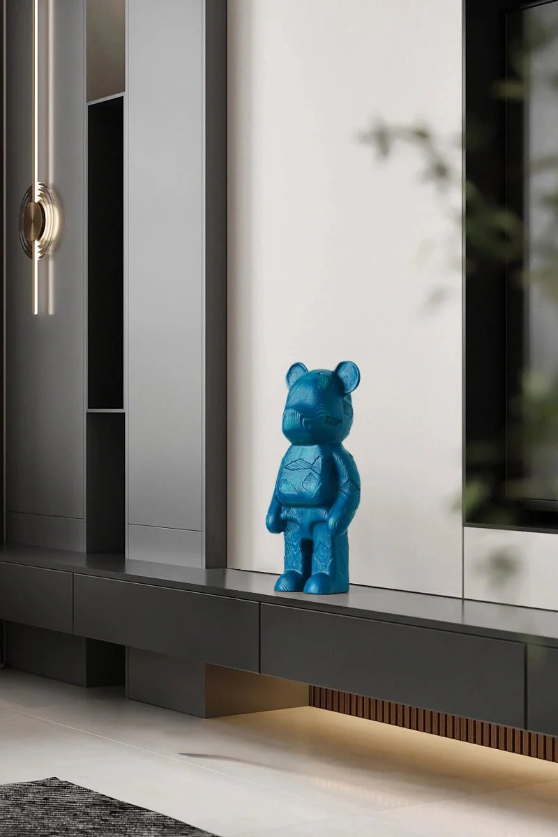 Violent Bear Wood Sculpture #WA046