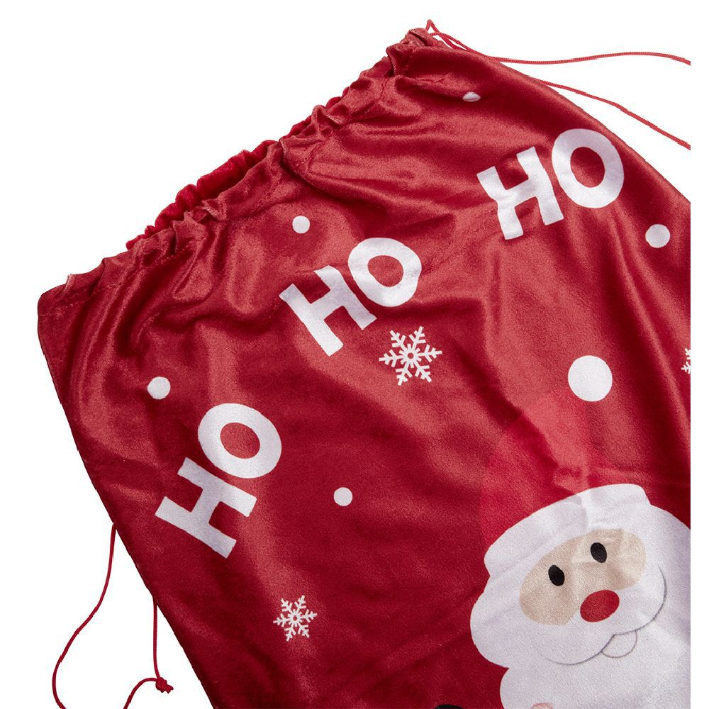 Hotte de Père No&euml;l en velours