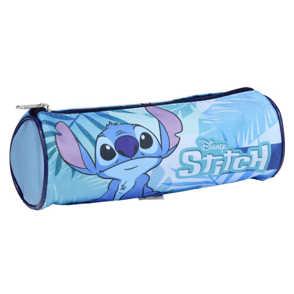 Trousse Stitch bleue Ø8xL23cm