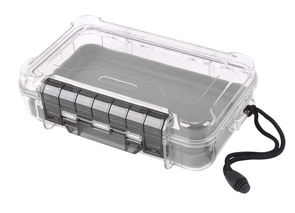 MAXIMUM IP68 Portable Plastic Water Resistant Case with Wrist Strap, Large