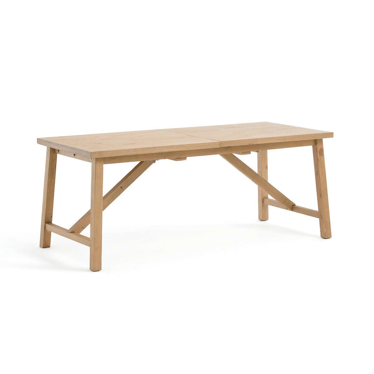 Table à allonges 6/8 couverts en pin massif, Cinto