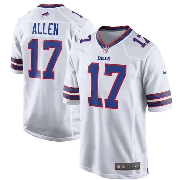 Josh Allen Buffalo Bills Nike Game Player Jersey - White/Red/Royal