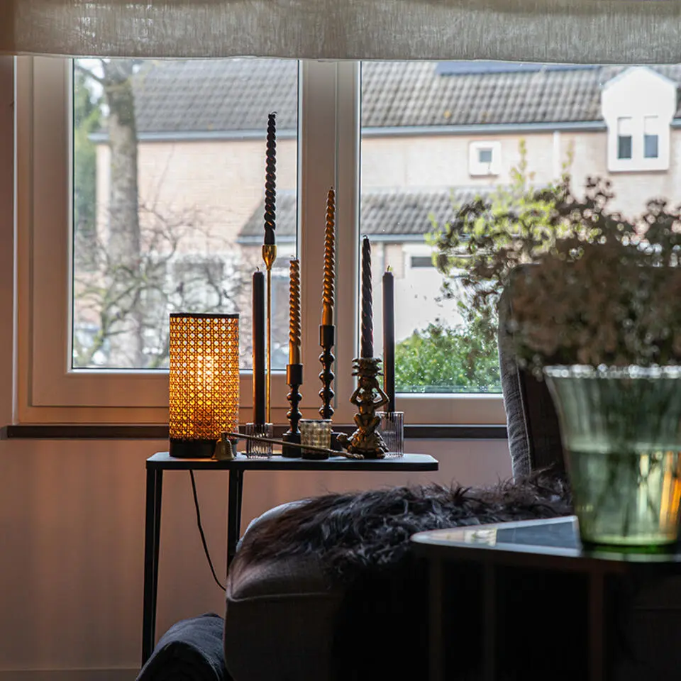 Qazqa solar lamp kata beige e27