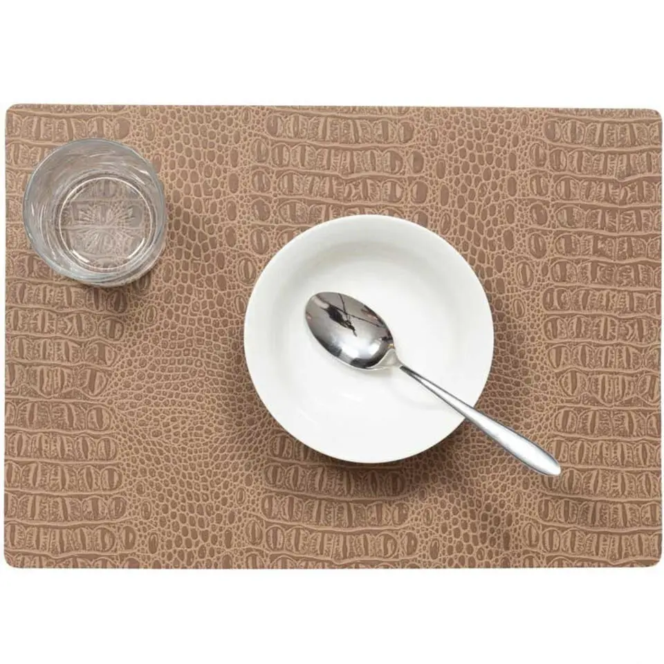 Wicotex Placemat Coko - beige - antislip - 43 x 30 cm