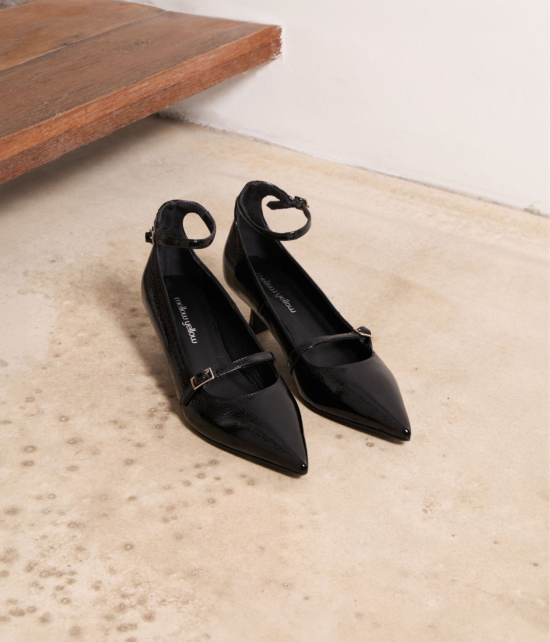 Escarpins vernis noirs Ludovica
