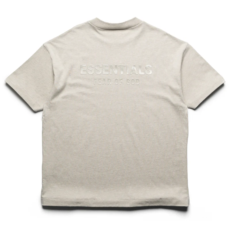 Fear Of God Essentials Classic Fit Tee - Heather Stone