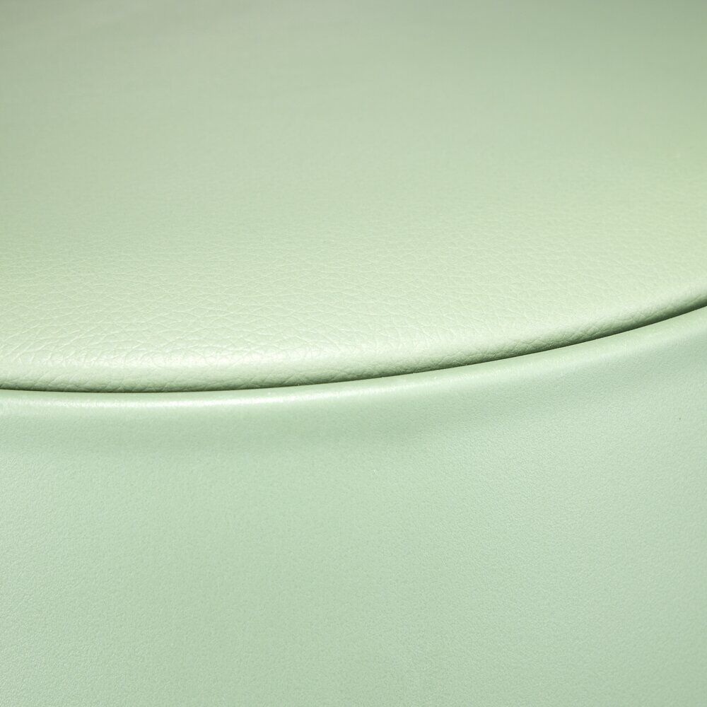Tabouret rond Spiro pieds fins plastique vert Ø33xH46cm