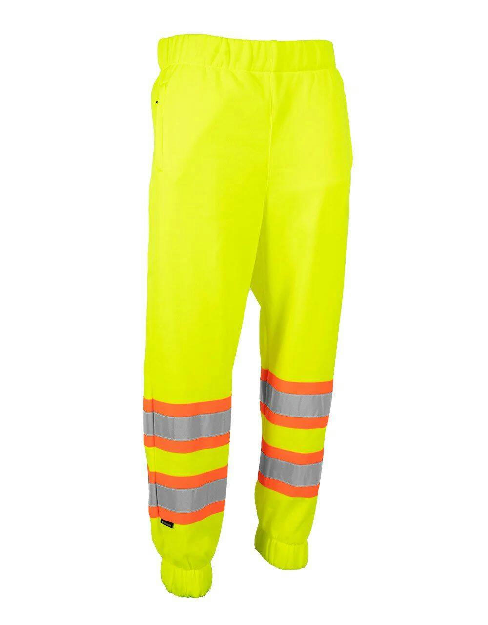 Forcefield Safety Sweatpants with Safety Stripe, Black
