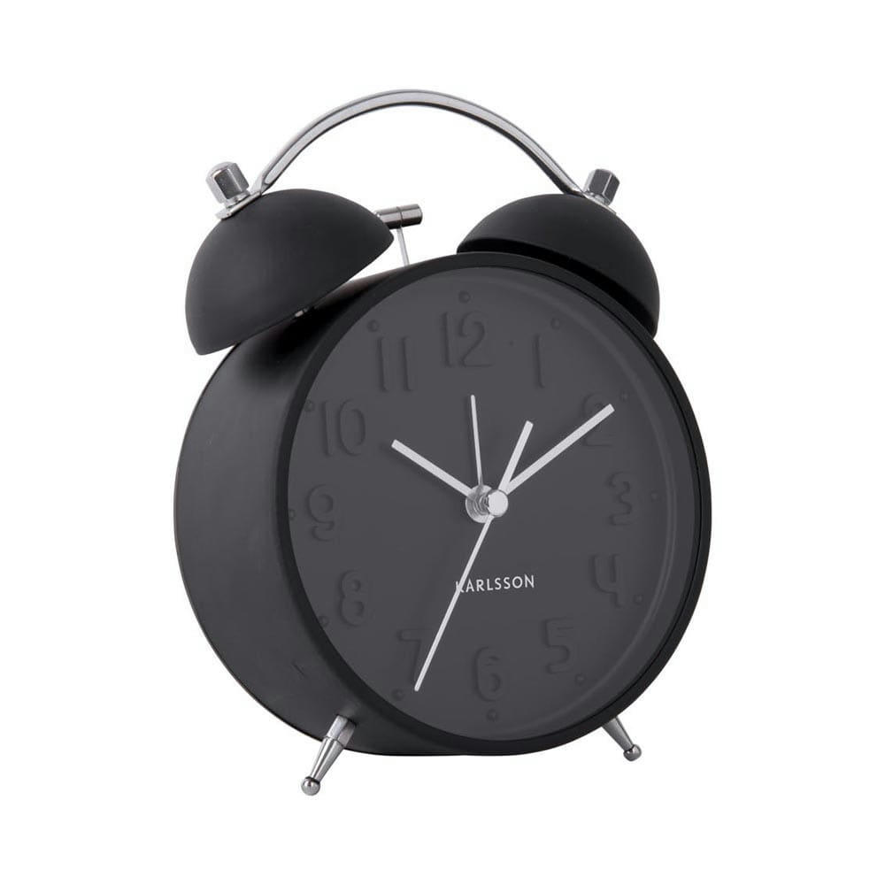 - Réveil iconic métal noir