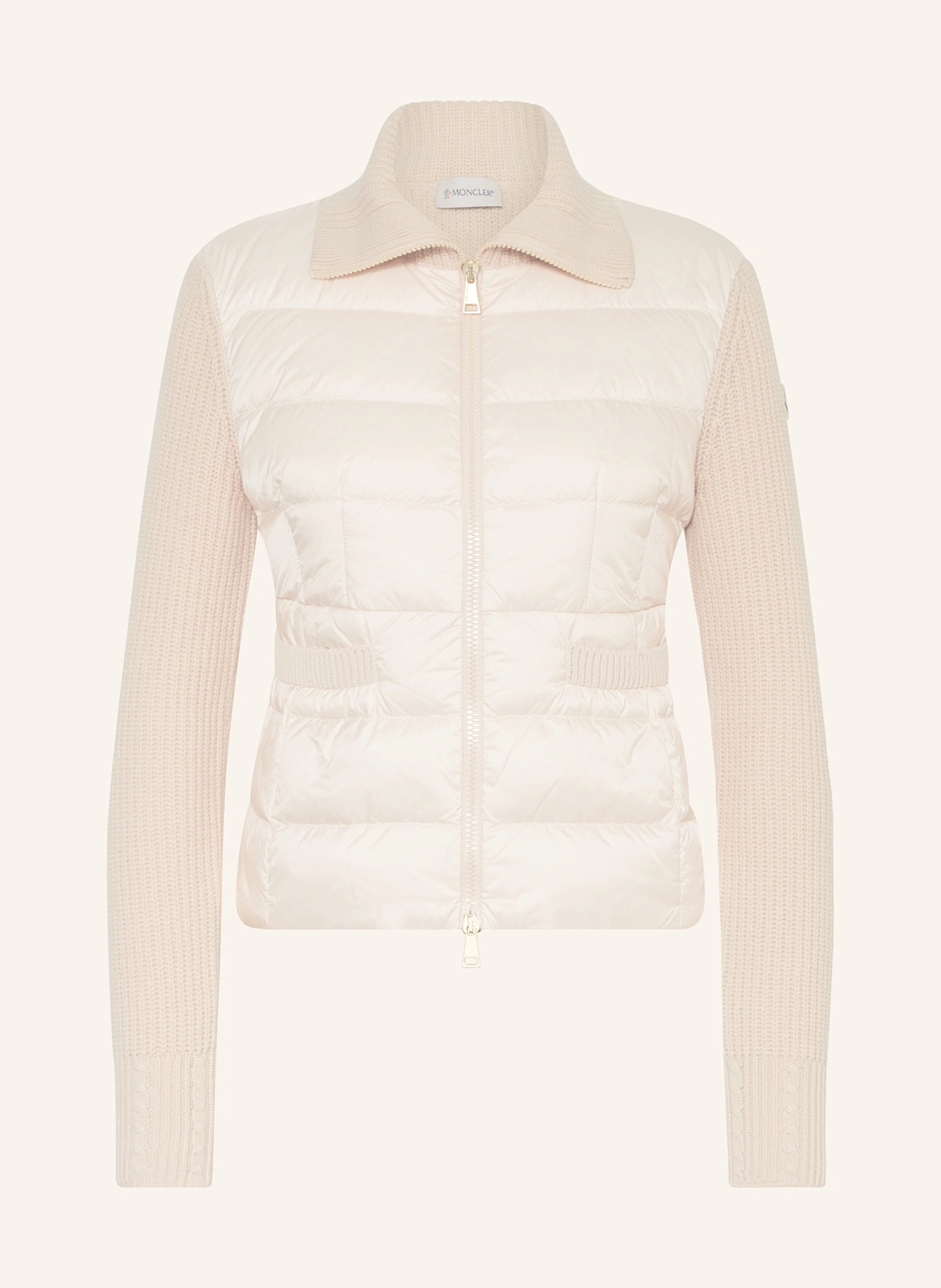 MONCLER Daunenjacke im Materialmix