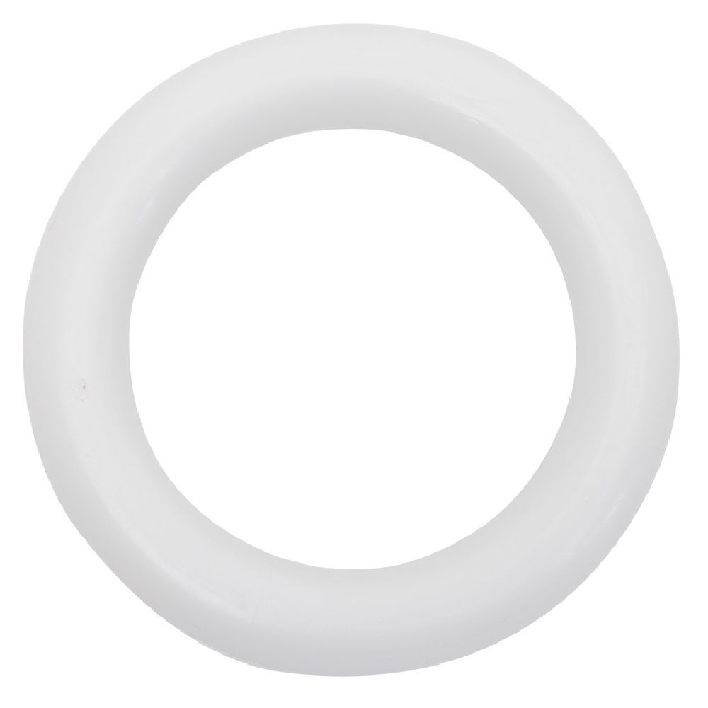 Anneau pour barre de rideau Ø56 mm plastique Blanc x10