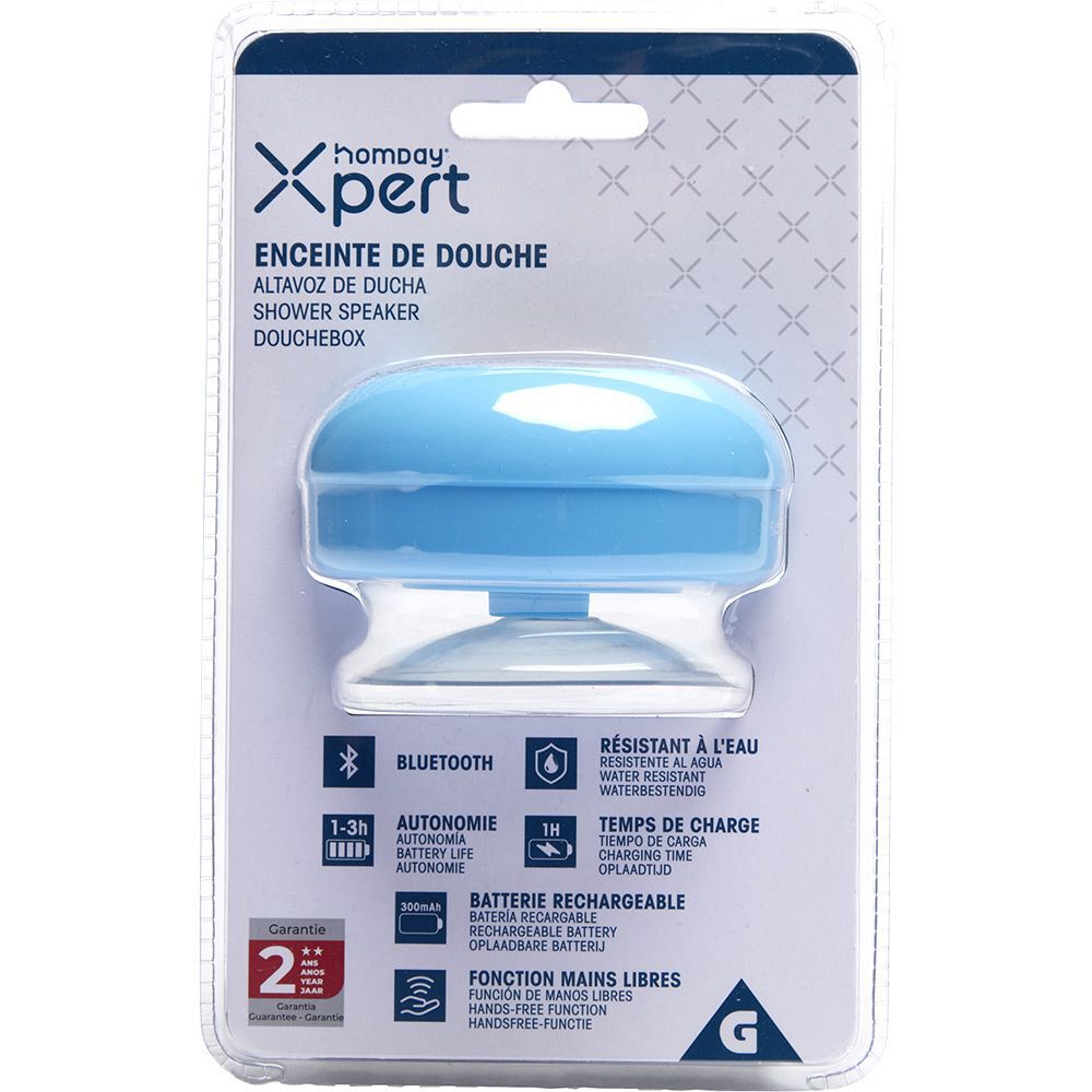 Enceinte de douche sans fil waterproof