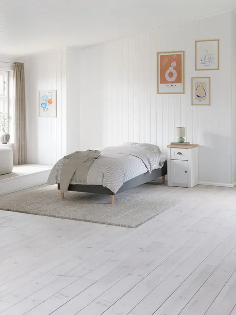 Boxmadras 90x200cm FJELNA + MURU sort-06 Medium