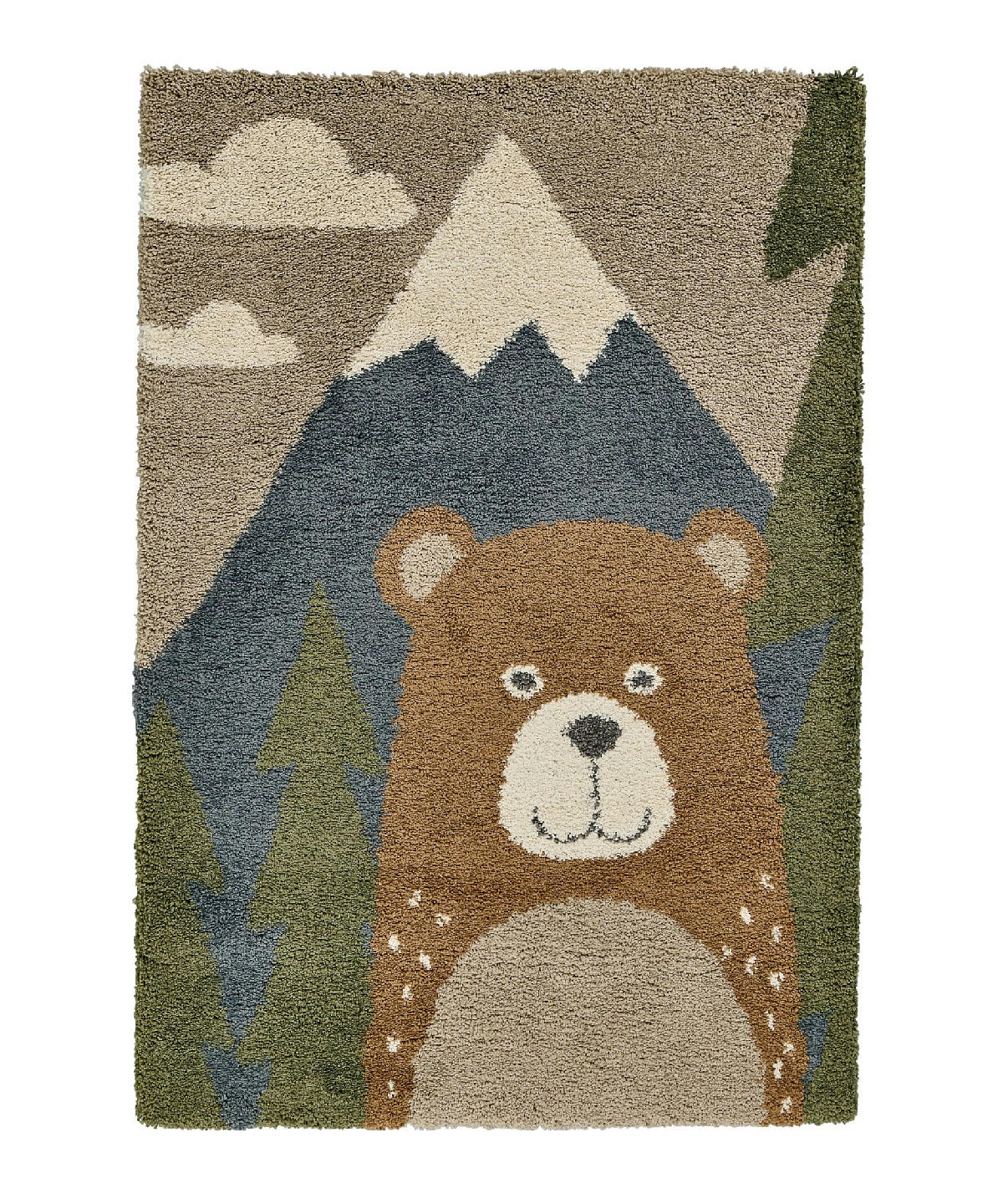 TEDDY BEAR - Tapis enfant tout doux petit ours 120x170, OEKO-TEX®