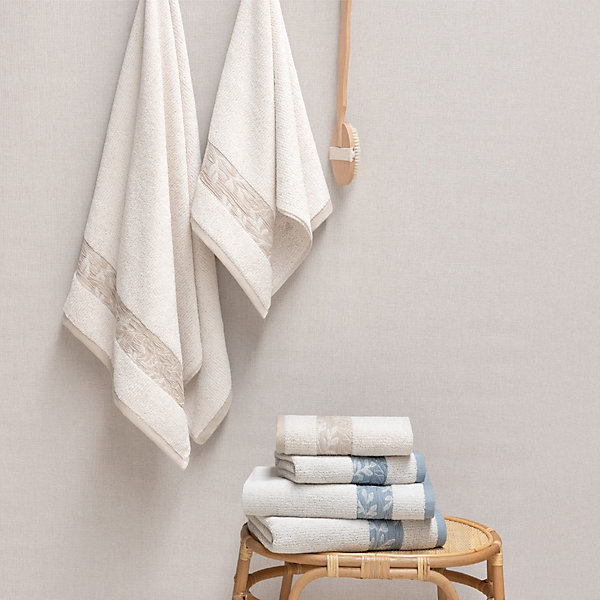 Drap de bain 100x150 cm FOLIUM en coton 520 g/m² beige