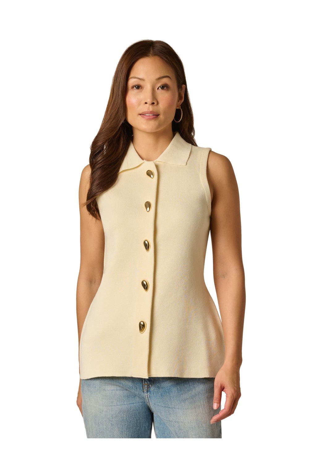 Adrianna Papell Sleeveless Sweater