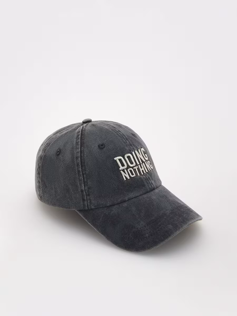 Baseball Cap With Embroidery