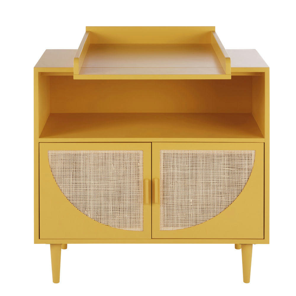 Lagos - Plan à langer pour commode jaune