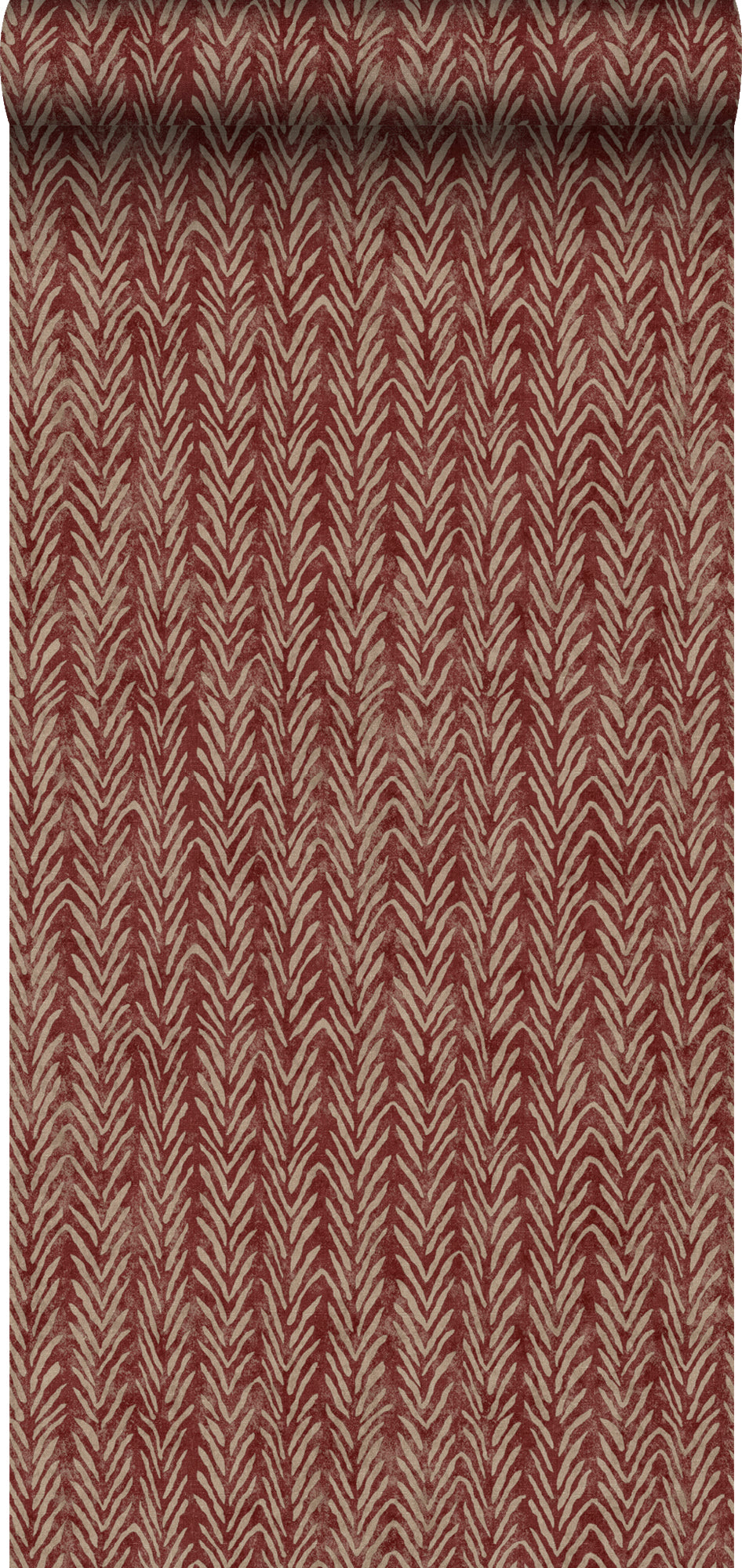 Sanders & Sanders behang zigzag motief bordeaux rood - 53 cm x 10 m - 640504