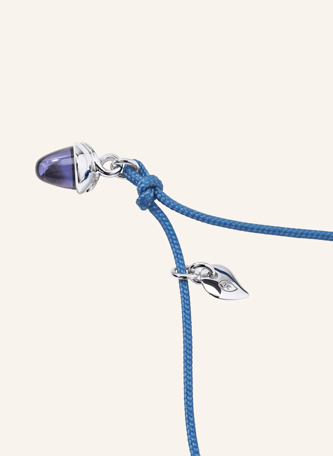 TAMARA COMOLLI Armband BRACELET 'MYMIKADO' WITH IOLITE aus 18 Karat Weißgold mit Iolith