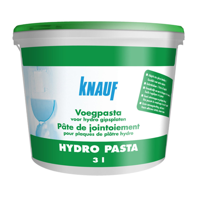 Pâte de jointoiement pour plaques de plâtre Hydro Pasta 3 L KNAUF
