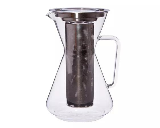 Dzbanek 1,5 L szklany z zaparzaczem stalowym Trendglas - MORA 4E.122003