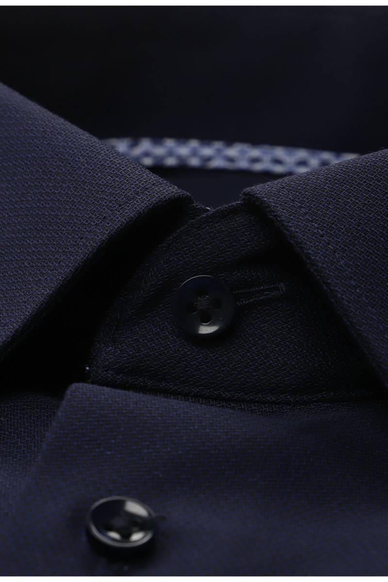 ETERNA Modern Fit Hemd marine, Strukturiert