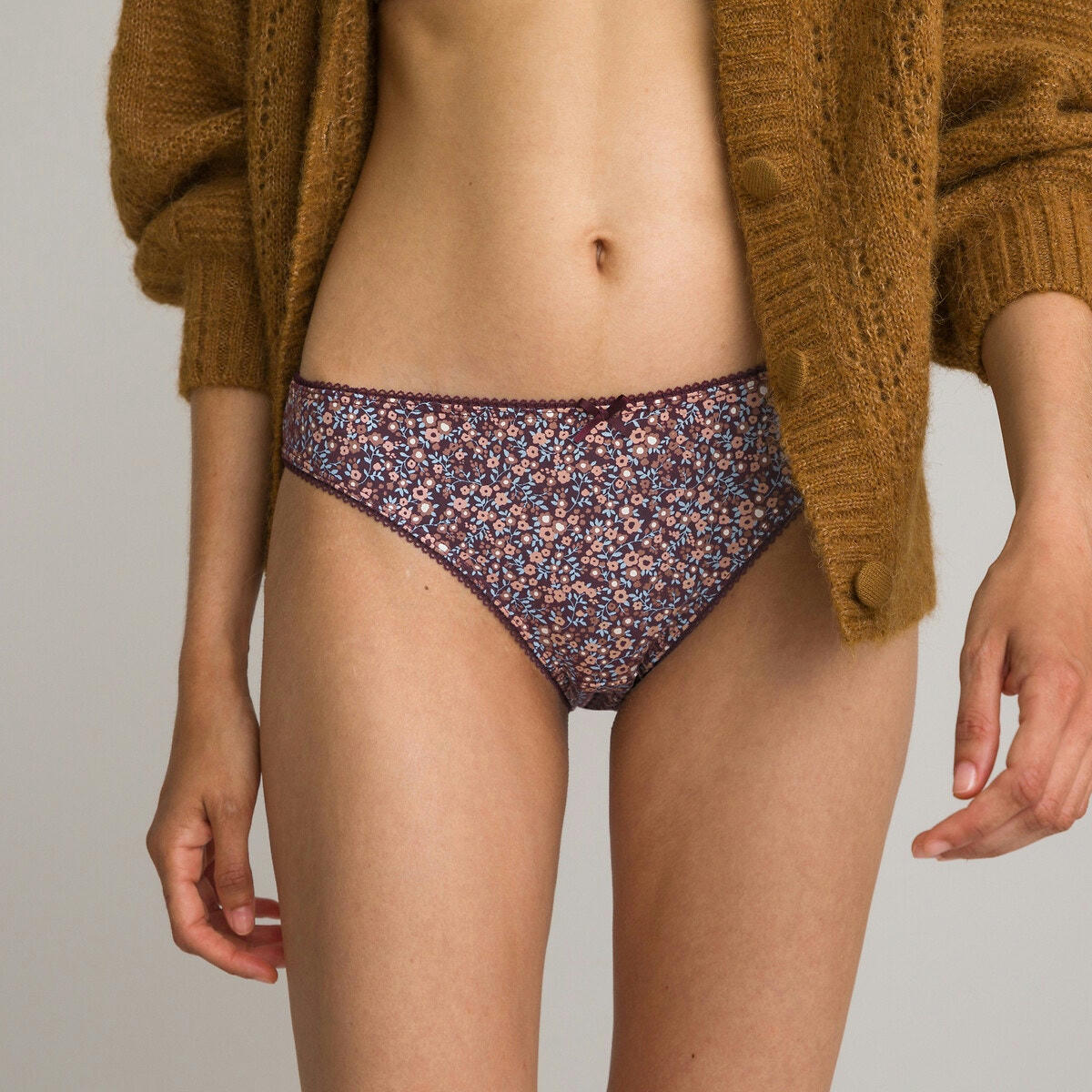 Lot de 3 slips en coton extensible