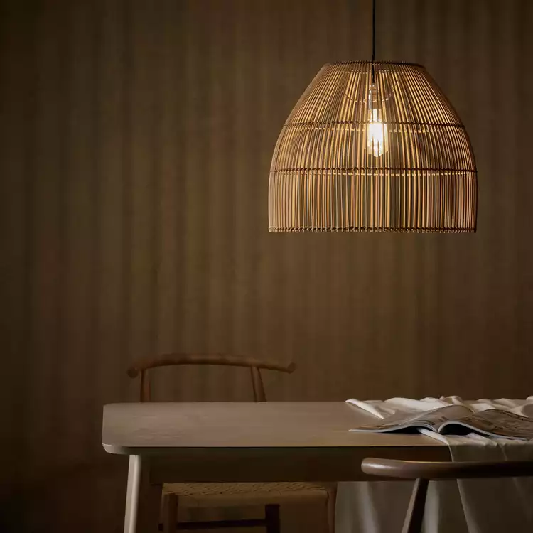 Habitat Emillius Bamboo Lampshade - 51cm
