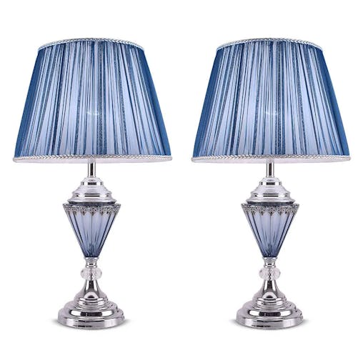 SOGA 2X LED Elegant Table Lamp with Warm Shade Desk Lamp